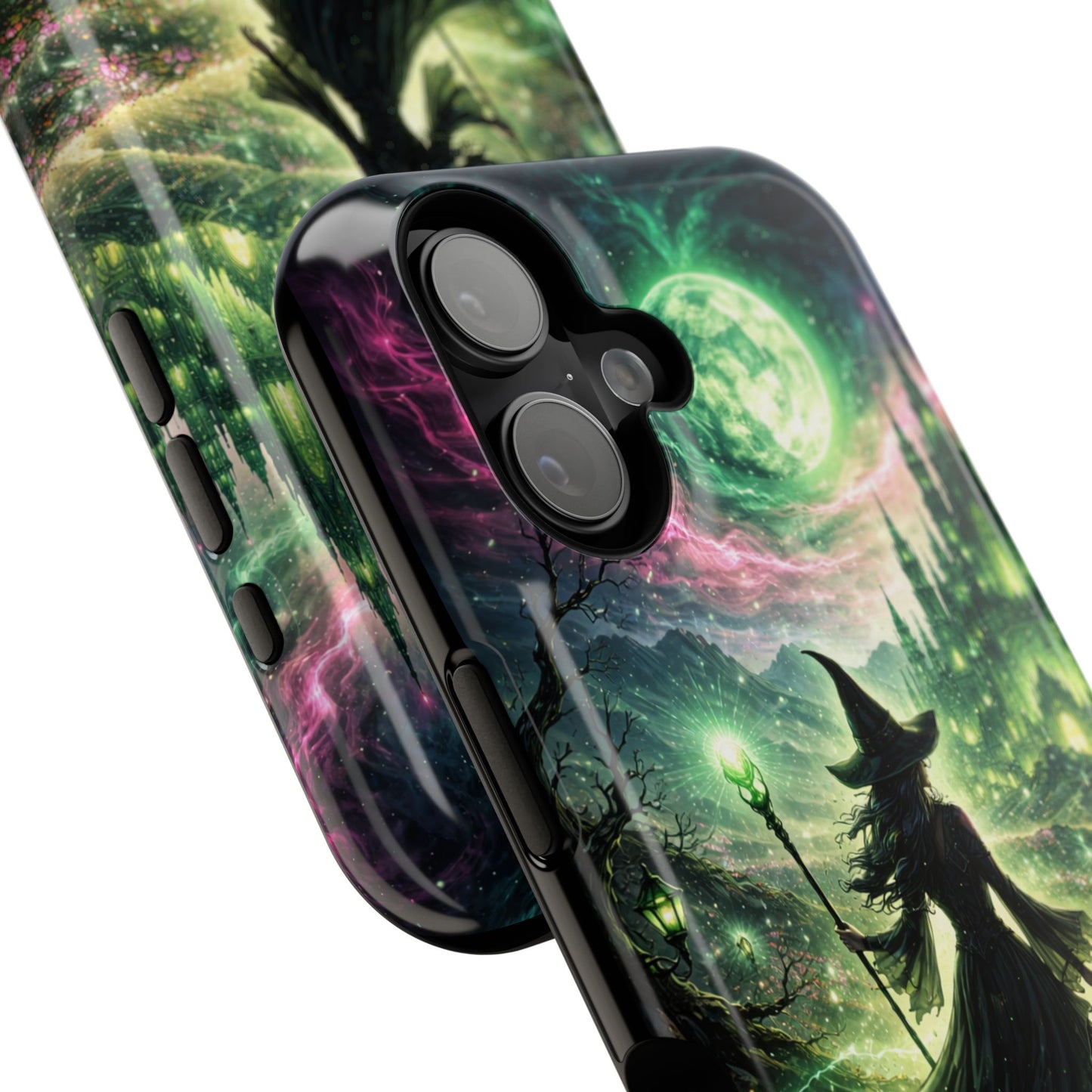 Witchy Moonlight Phone Case — Impact-Resistant Magical Witch Design