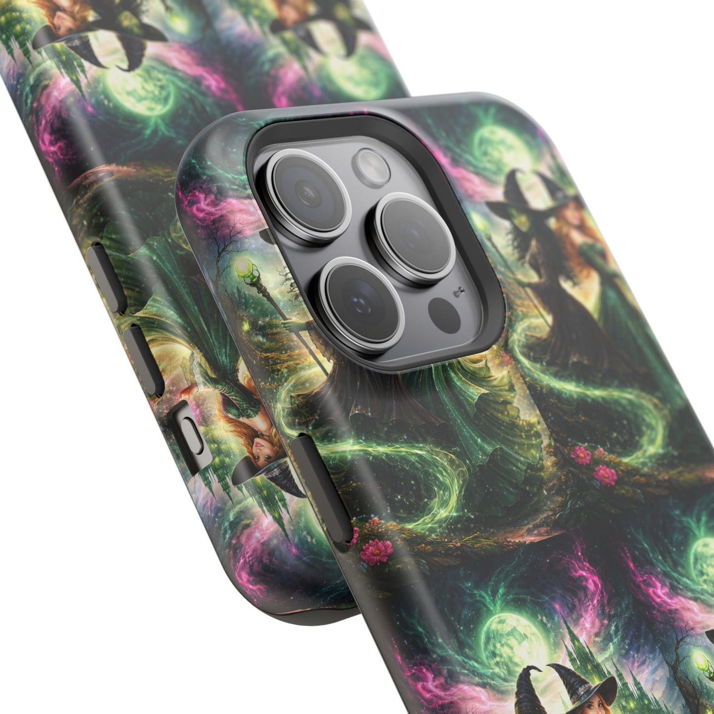 Witchy Moonlight Phone Case — Impact-Resistant Magical Witch Design