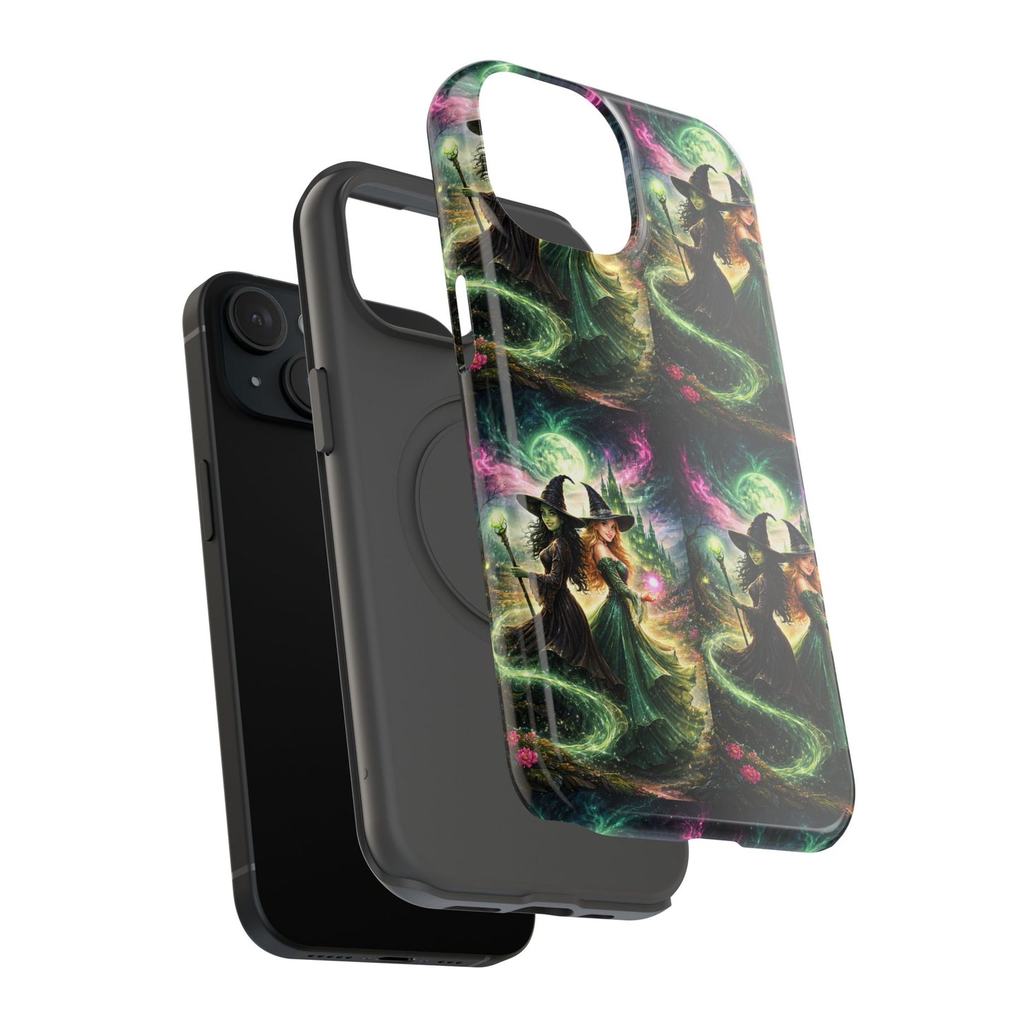 Witchy Moonlight Phone Case — Impact-Resistant Magical Witch Design