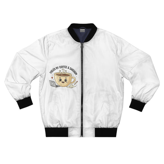 Coffee & Sarcasm. Bomber Jacket