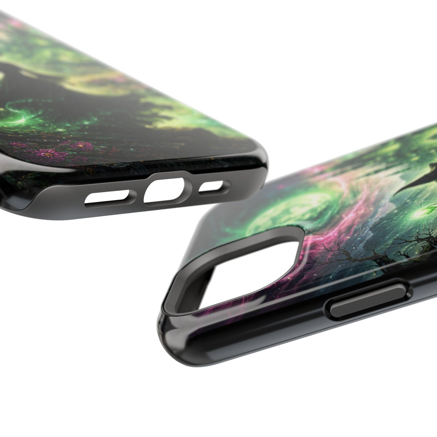 Witchy Moonlight Phone Case — Impact-Resistant Magical Witch Design