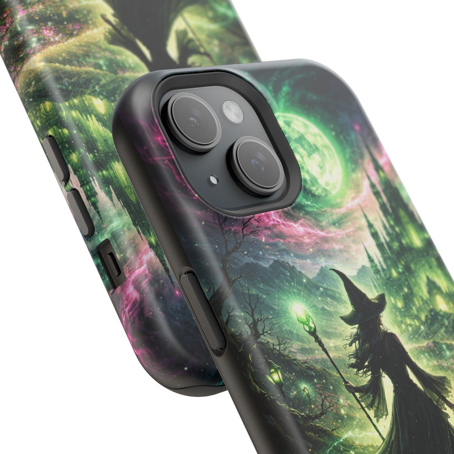 Witchy Moonlight Phone Case — Impact-Resistant Magical Witch Design