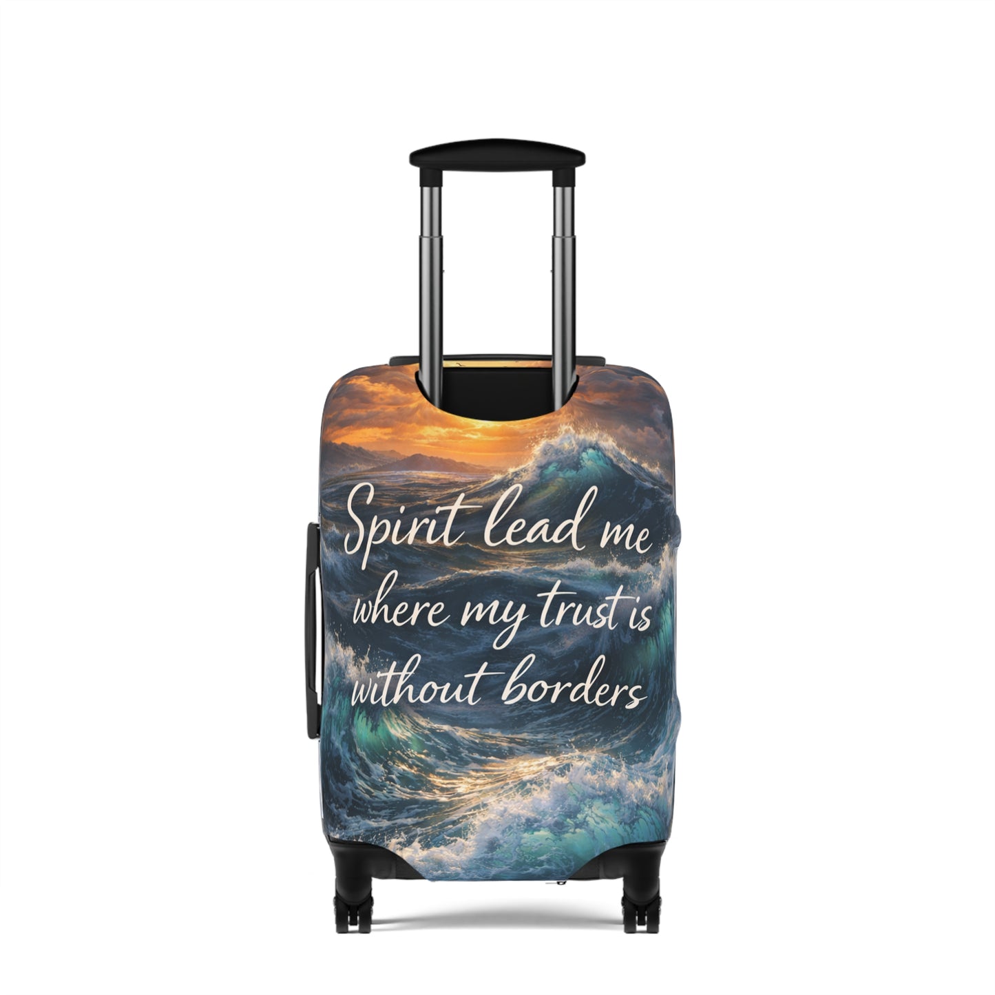 “Spirit Lead Me”Luggage Cover — Christian Faith Travel Protector
