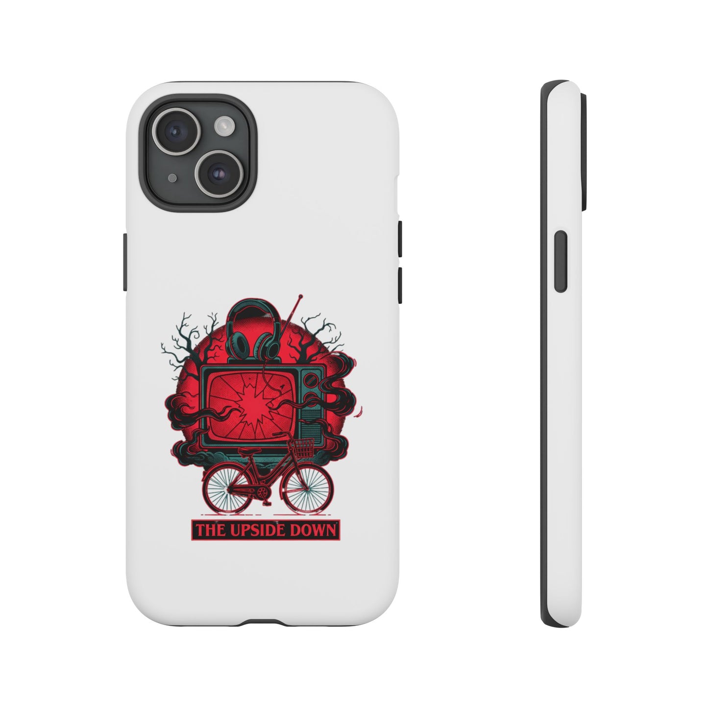 Phone Case — "The Upside Down" Retro Horror Scooter TV Design