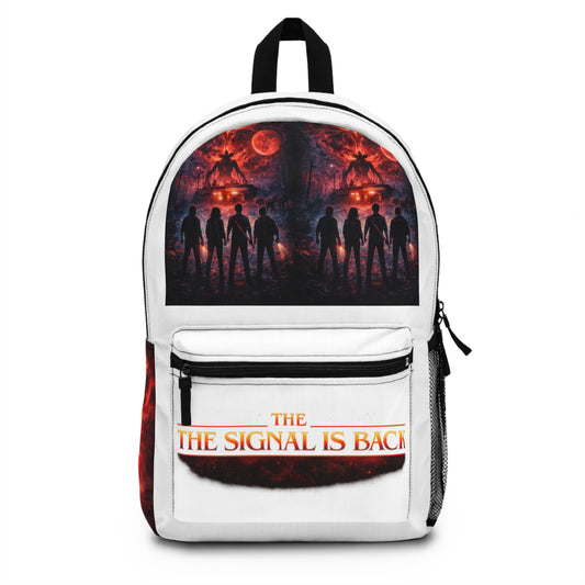 🎒🖤 Stranger Things Inspired Spun Polyester Backpack