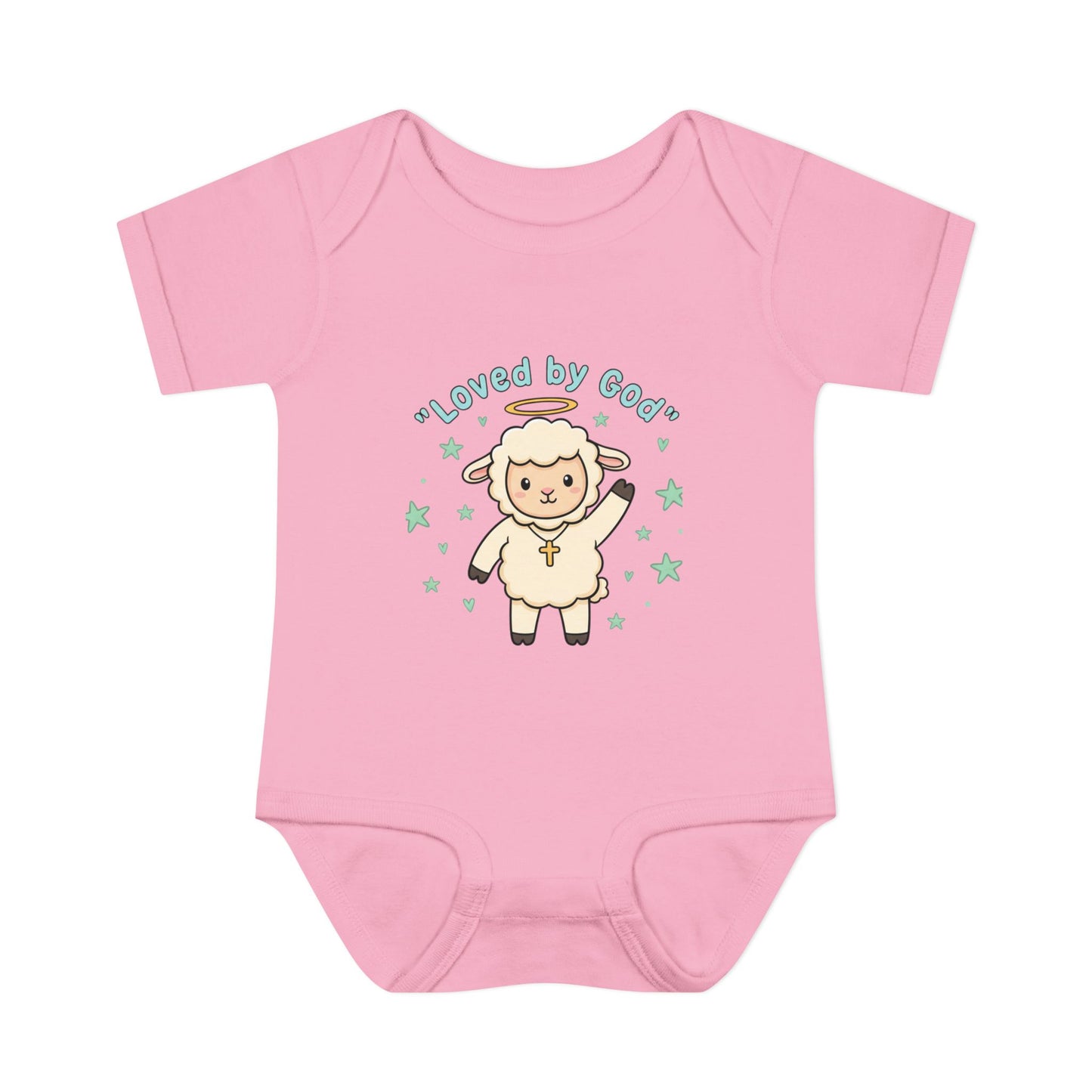 Loved by God Lamb Infant Bodysuit