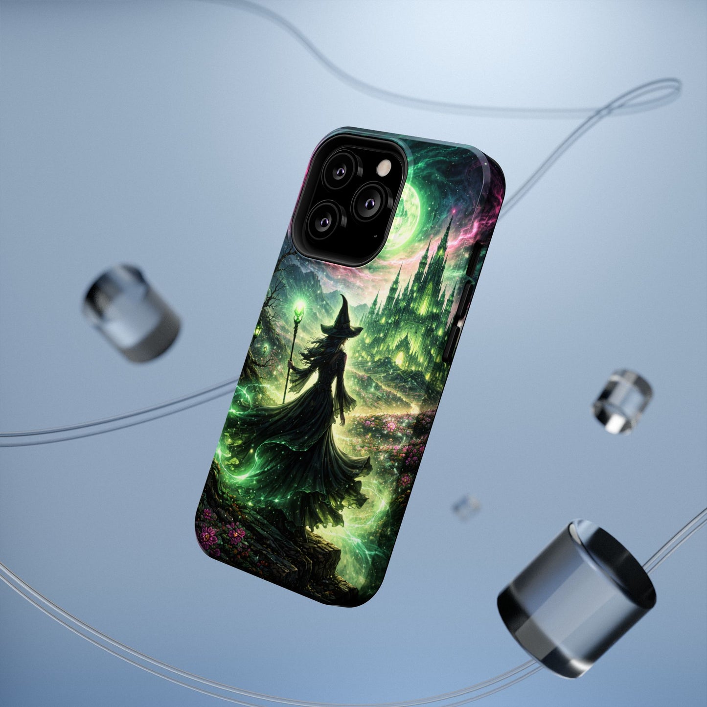 Witchy Moonlight Phone Case — Impact-Resistant Magical Witch Design
