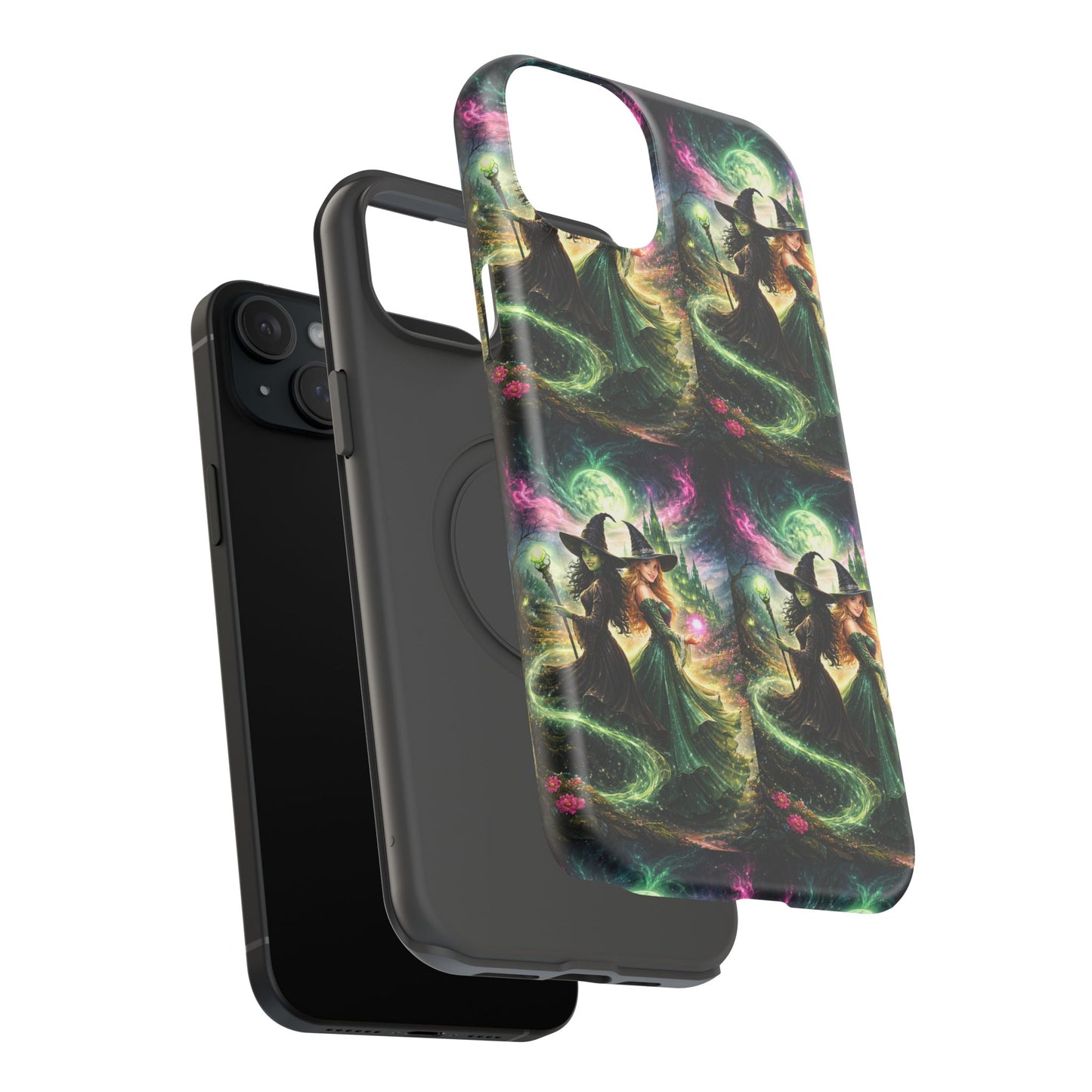 Witchy Moonlight Phone Case — Impact-Resistant Magical Witch Design