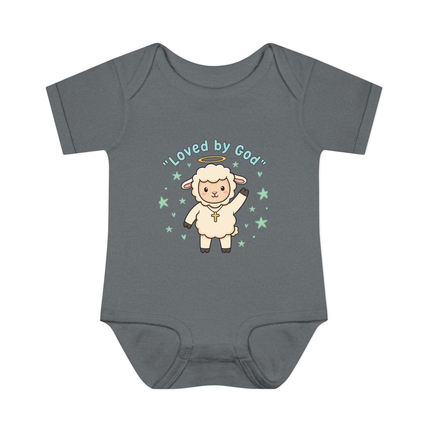 Loved by God Lamb Infant Bodysuit