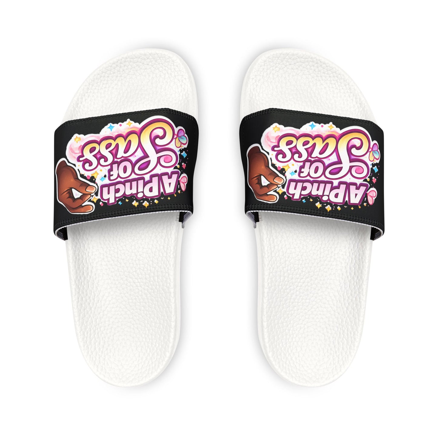 Women's Slide Sandals — "Just a Pinch of Magic" Removable-Strap Slides