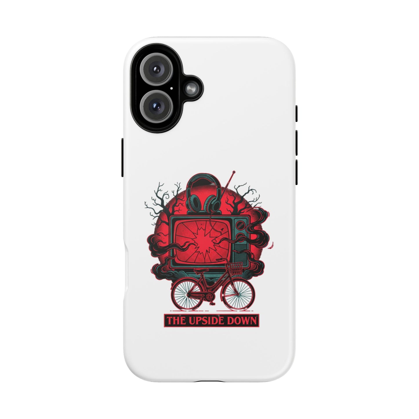 Phone Case — "The Upside Down" Retro Horror Scooter TV Design