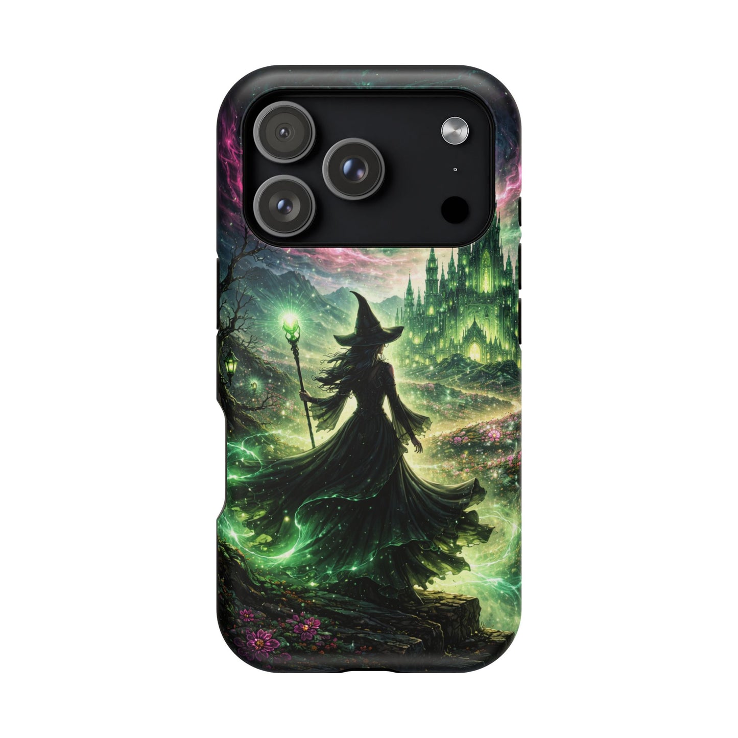 Witchy Moonlight Phone Case — Impact-Resistant Magical Witch Design