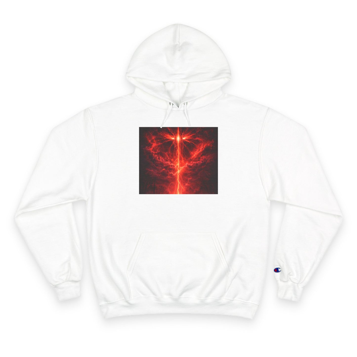 🖤Stranger Things Inspired Graphic Hoodie — Red Upside-Down Portal Design