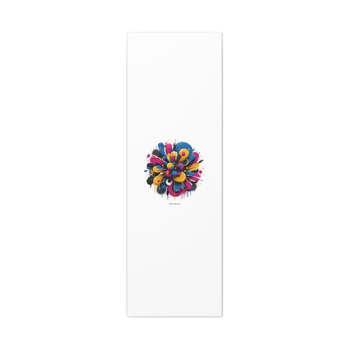 Painterly Abstract Floral Canvas, Matte Stretched Wall Art | Craft Maximalism