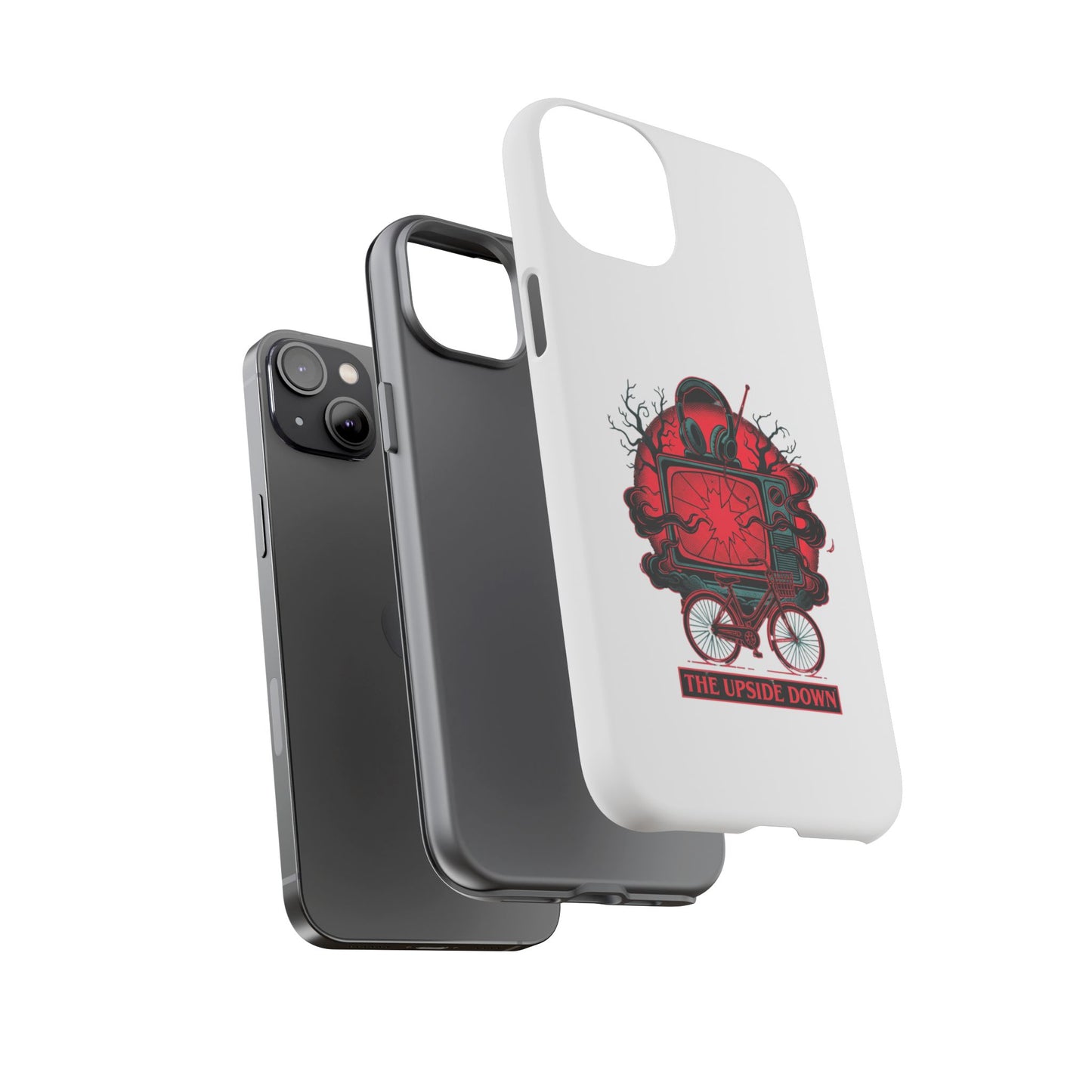 Phone Case — "The Upside Down" Retro Horror Scooter TV Design