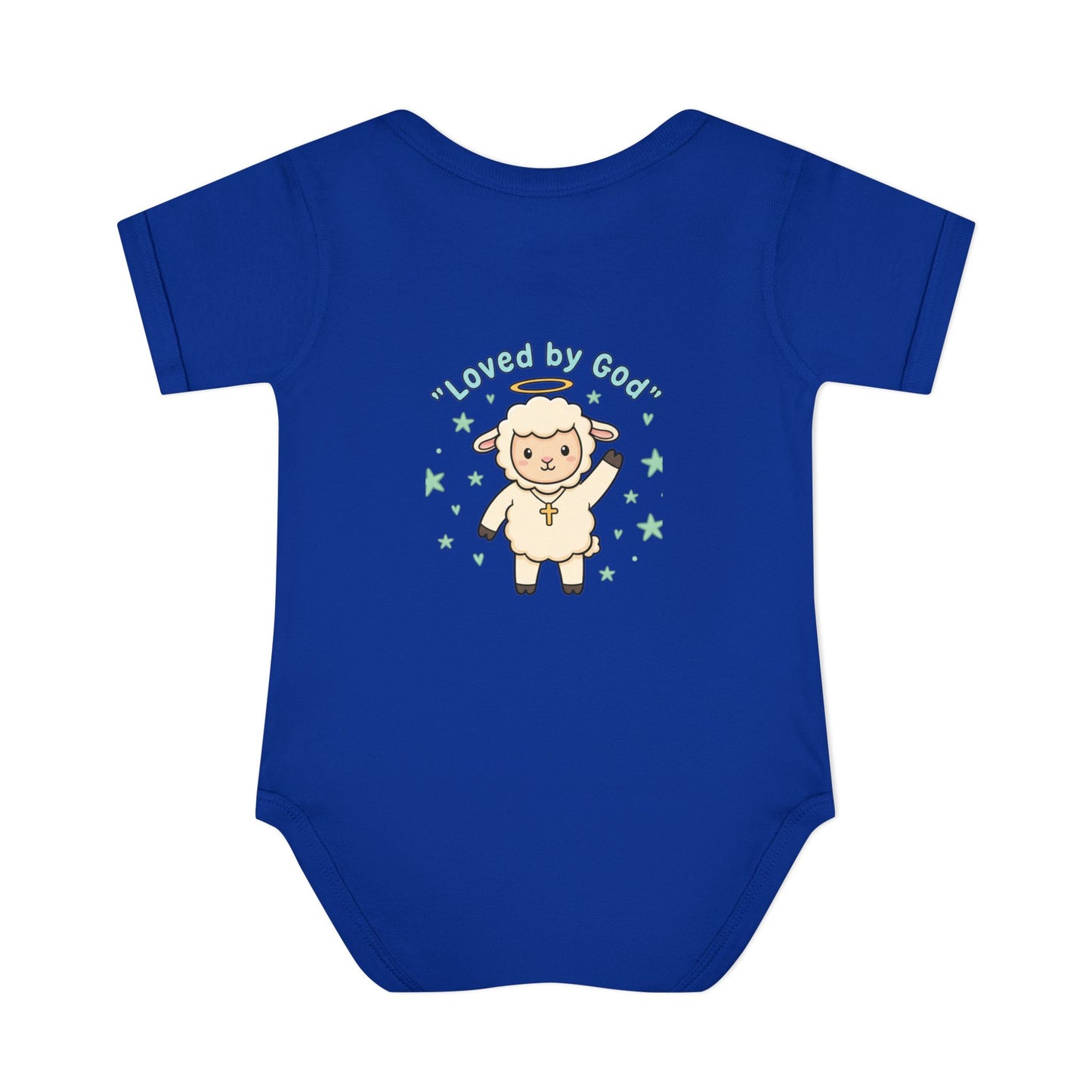 Loved by God Lamb Infant Bodysuit