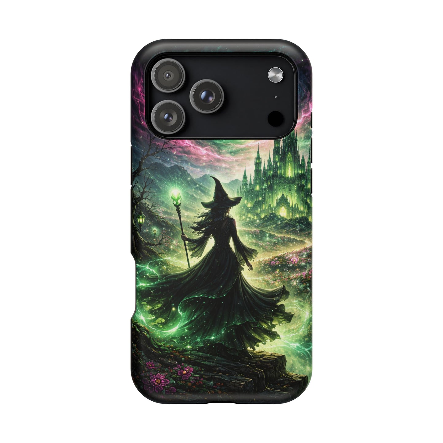 Witchy Moonlight Phone Case — Impact-Resistant Magical Witch Design