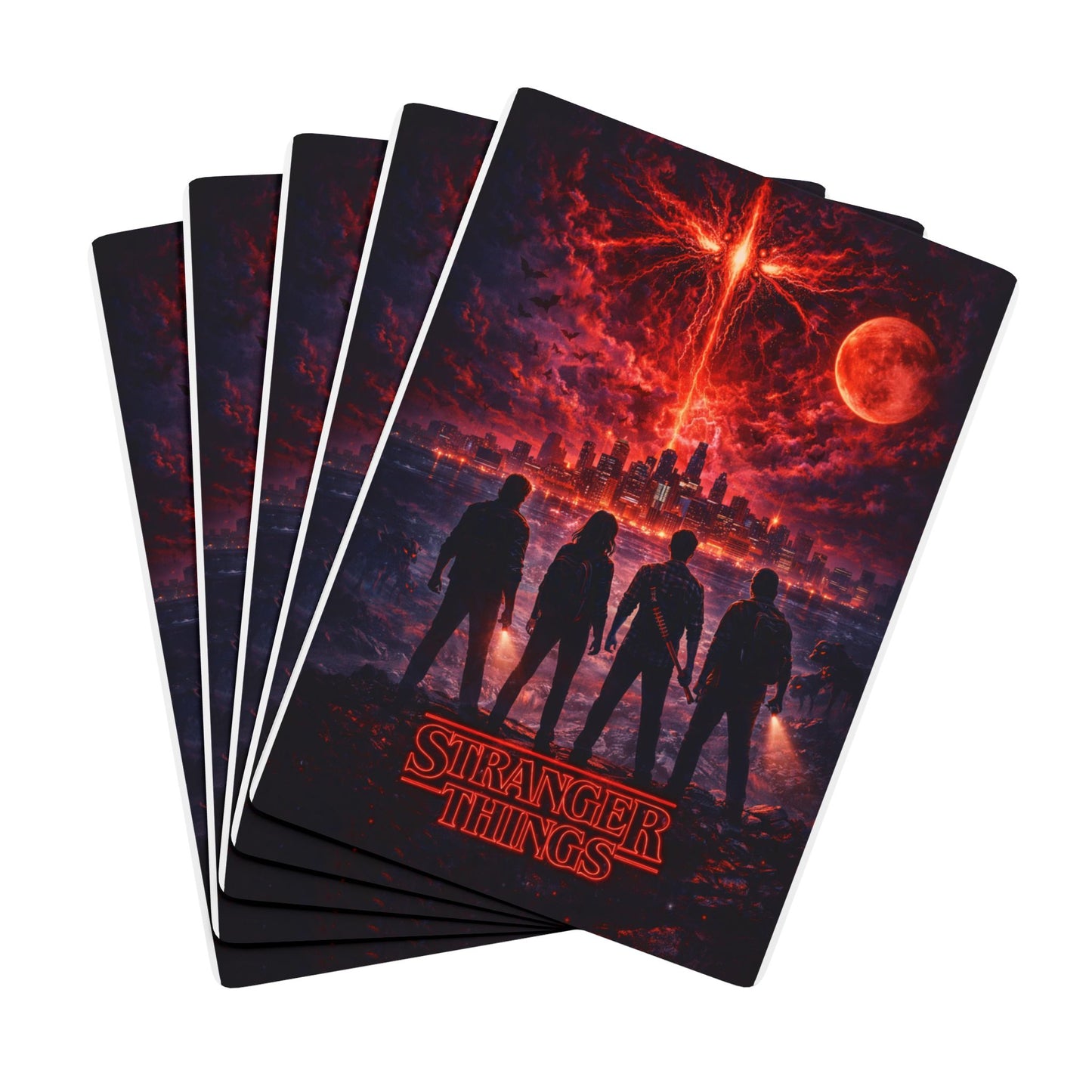 Stranger Things Poker Playing Cards — Retro Sci‑Fi Card Deck
