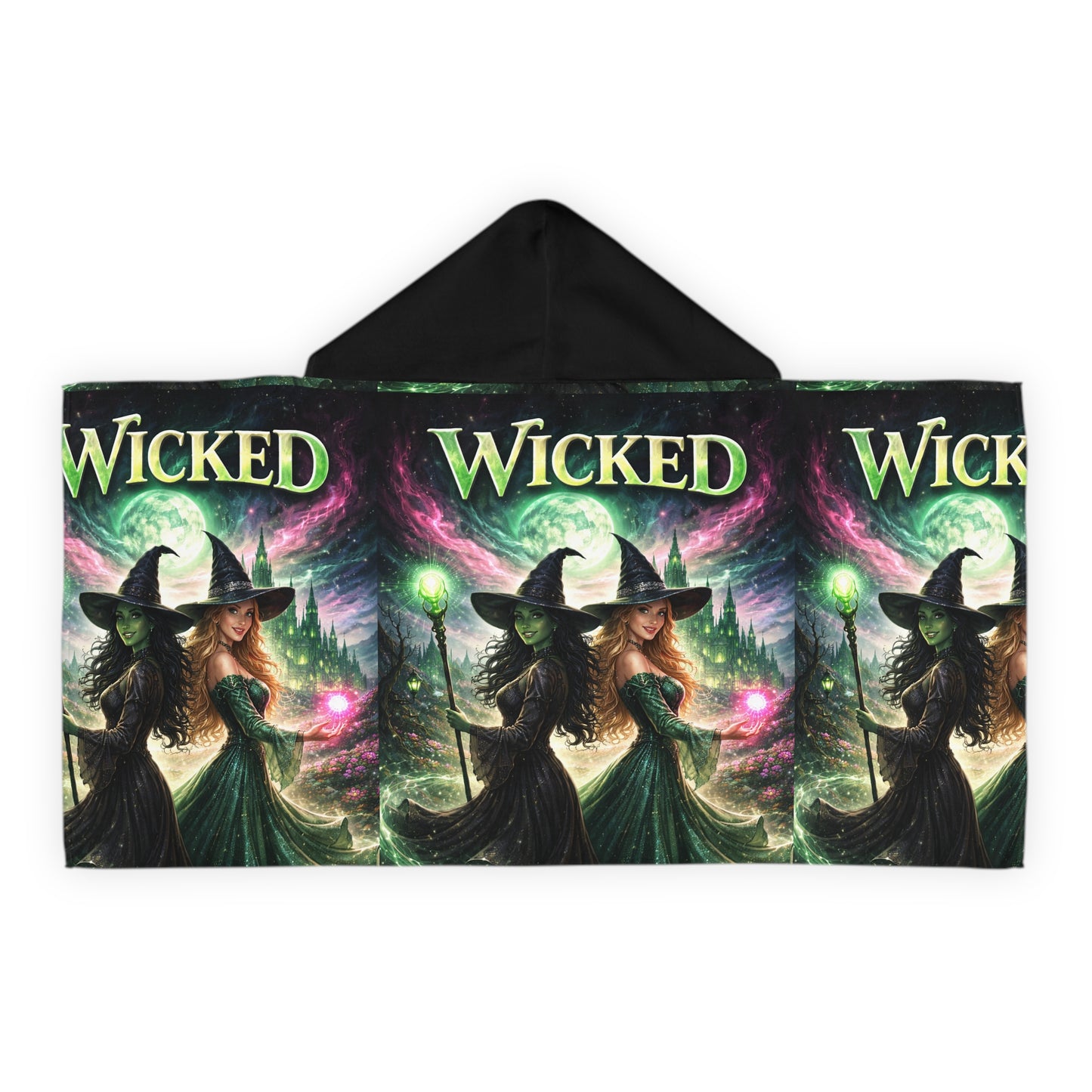 “Wicked” Youth Hooded Towel – Beach & Bath Wrap