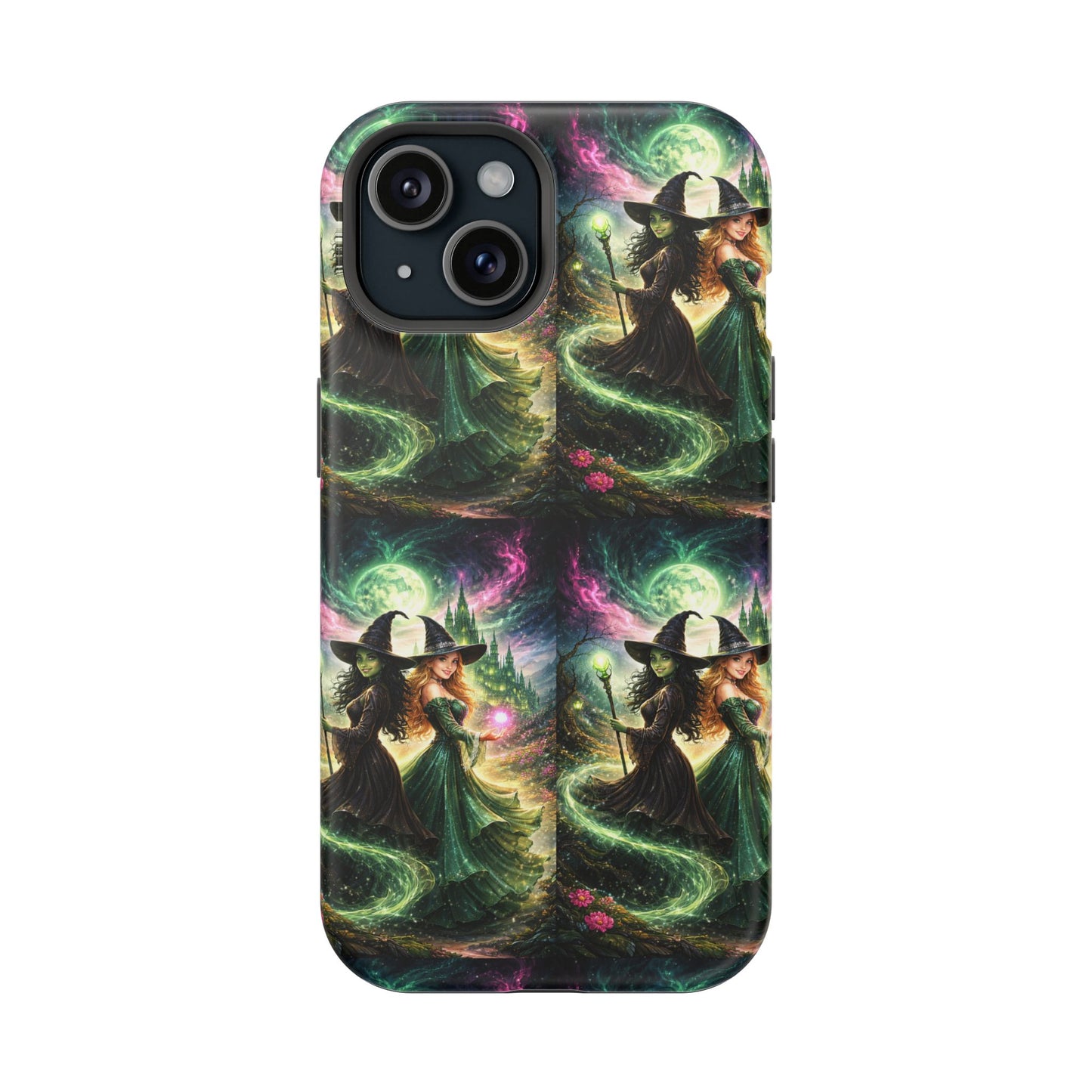 Witchy Moonlight Phone Case — Impact-Resistant Magical Witch Design