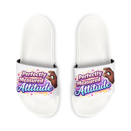 Women's Slide Sandals — "Perfectly Measured Attitude" Removable-Strap Slides