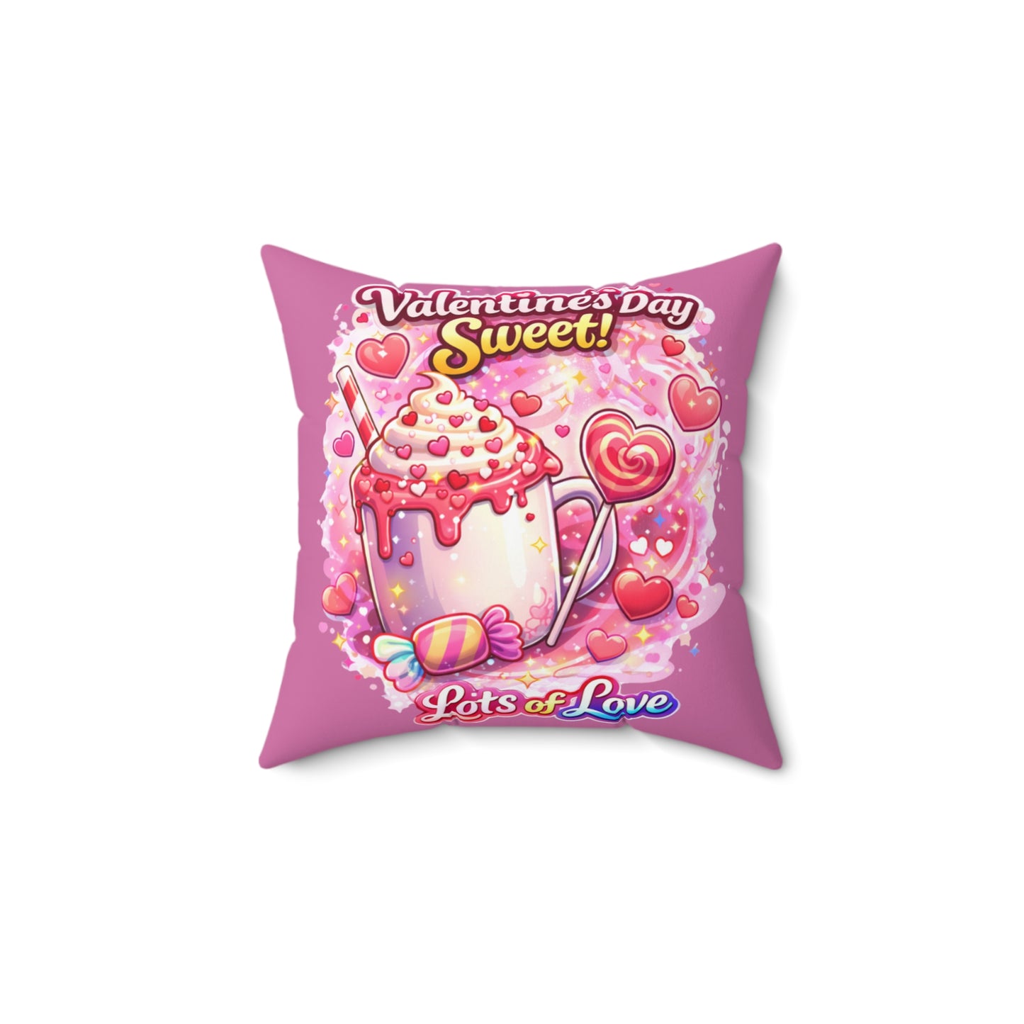 Valentine’s Day Sweets Romantic Throw Pillow