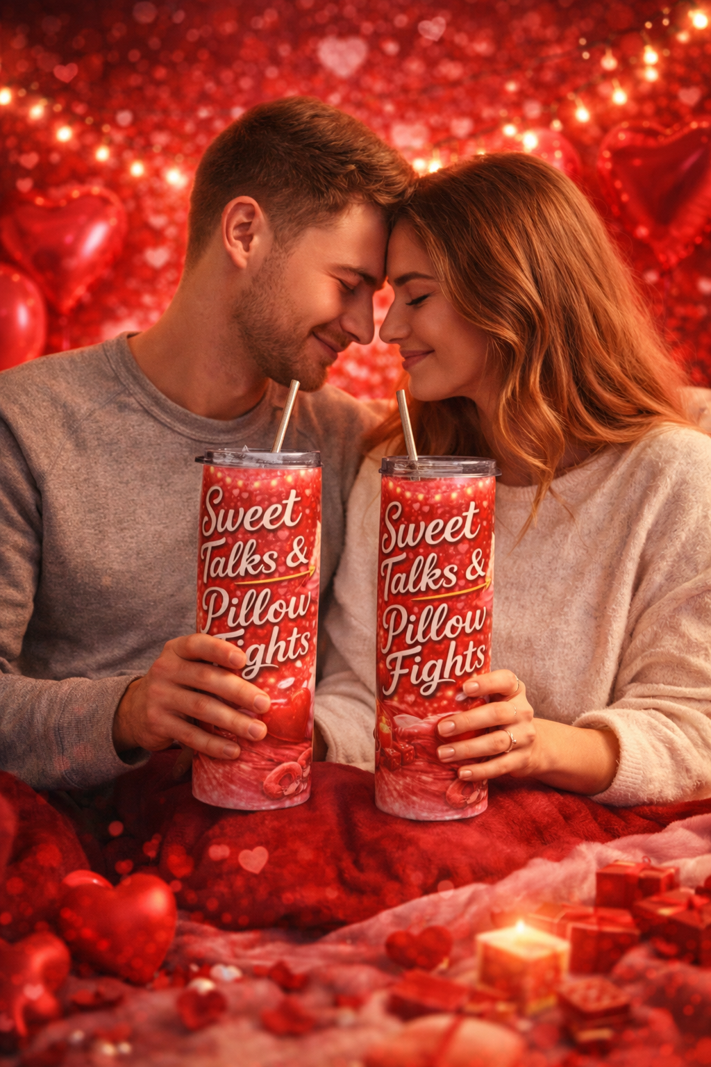 Flirt First Snuggle Later -20oz Stainless Steel Tumbler