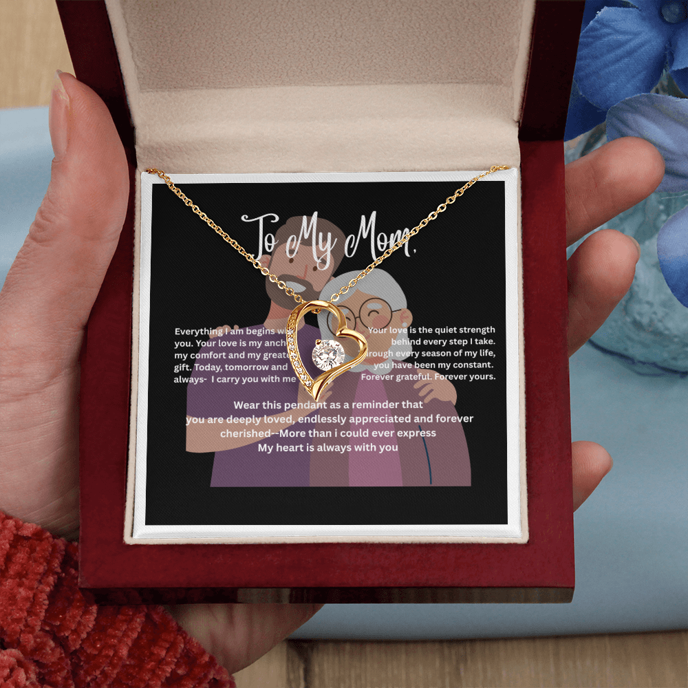 To My Mom – Forever Love Necklace-Your Son