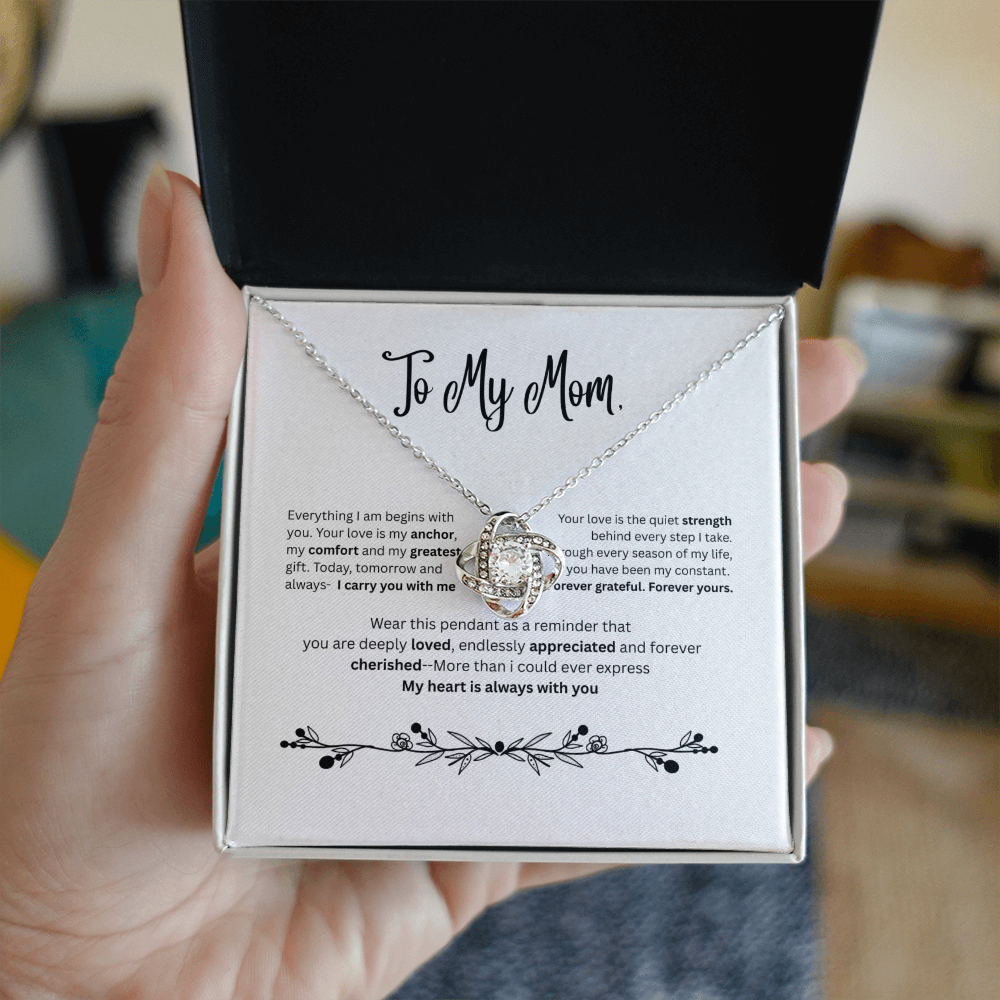 To My Mom – Timeless Love Pendant Necklace