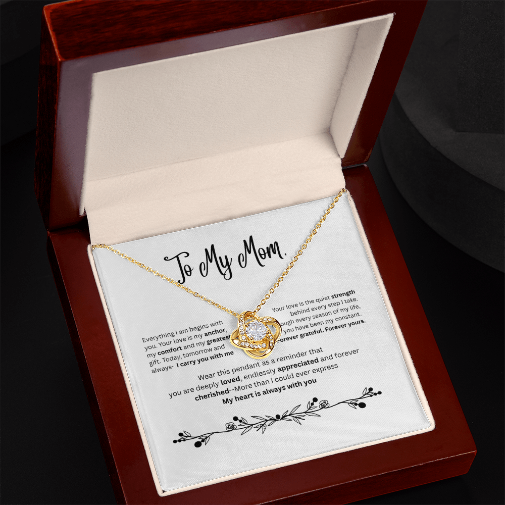 To My Mom – Timeless Love Pendant Necklace