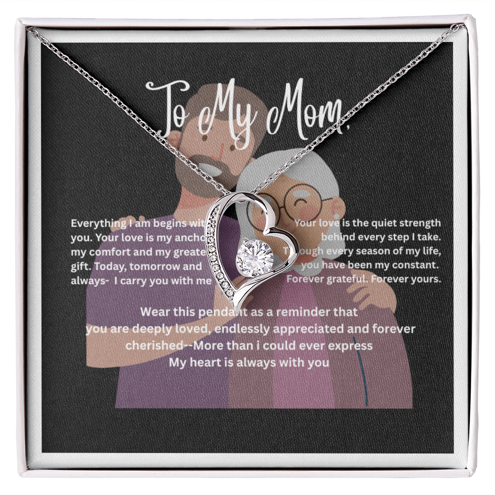 To My Mom – Forever Love Necklace-Your Son