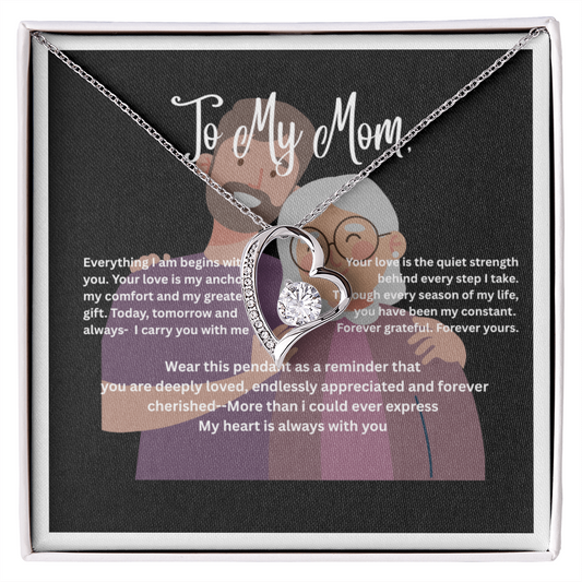 To My Mom – Forever Love Necklace-Your Son