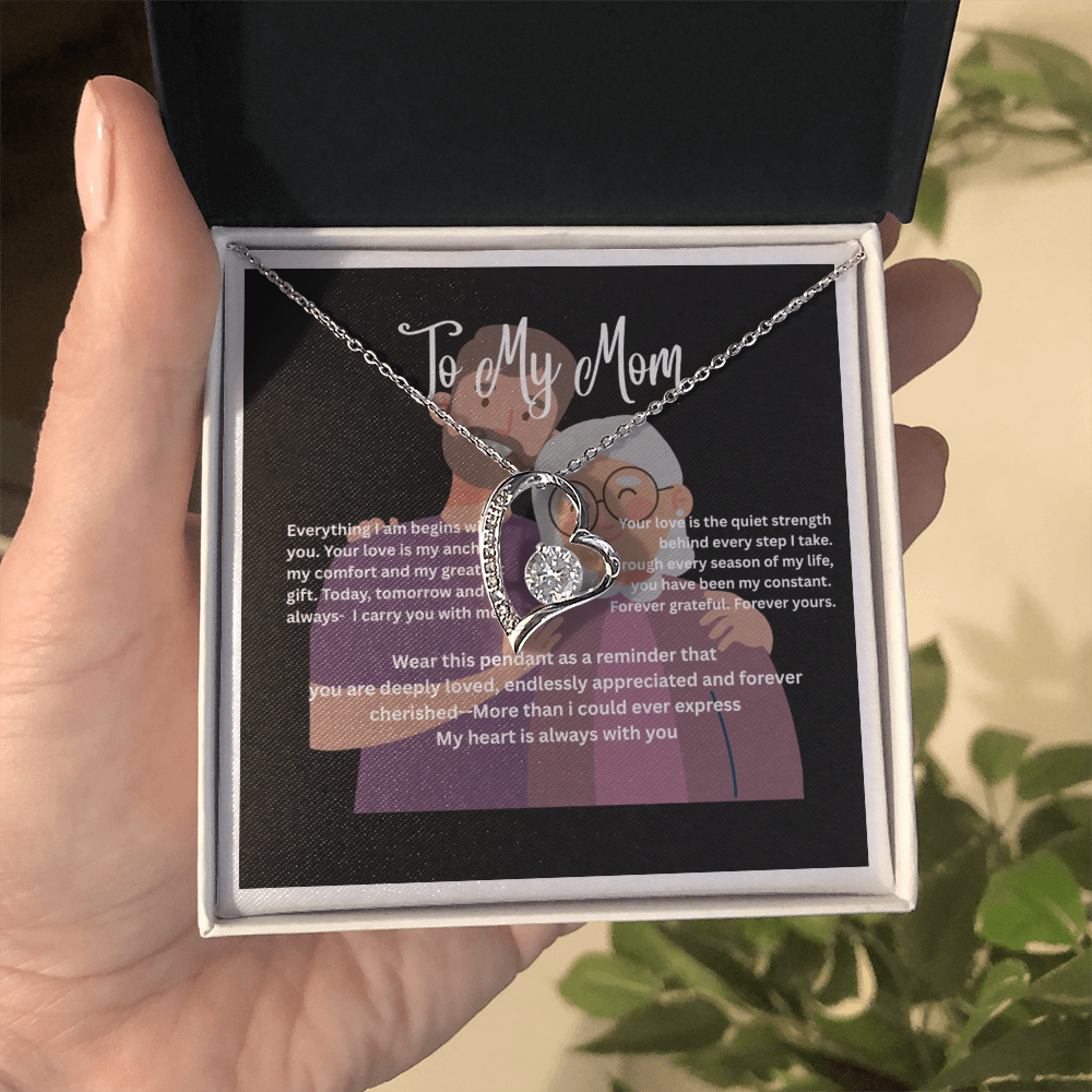 To My Mom – Forever Love Necklace-Your Son
