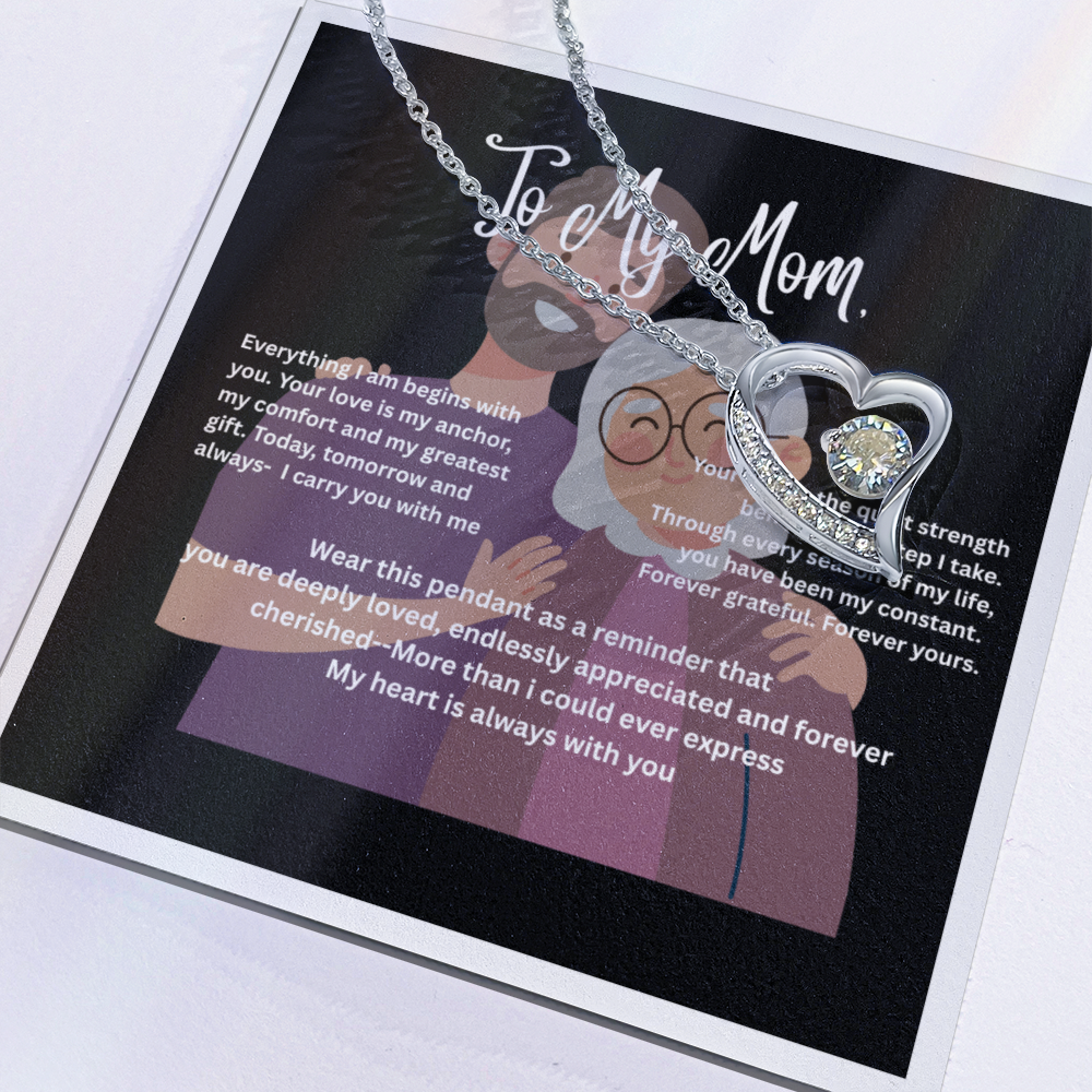 To My Mom – Forever Love Necklace-Your Son