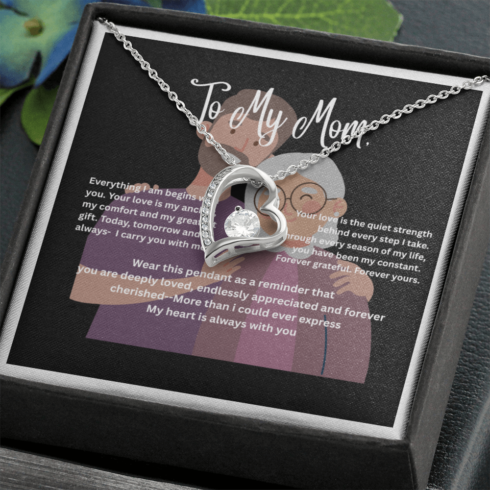 To My Mom – Forever Love Necklace-Your Son