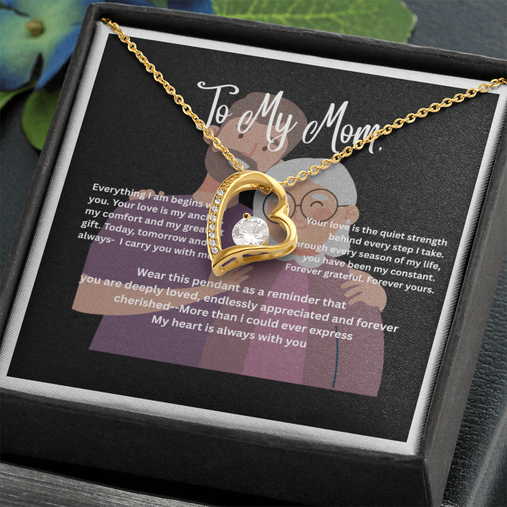 To My Mom – Forever Love Necklace-Your Son