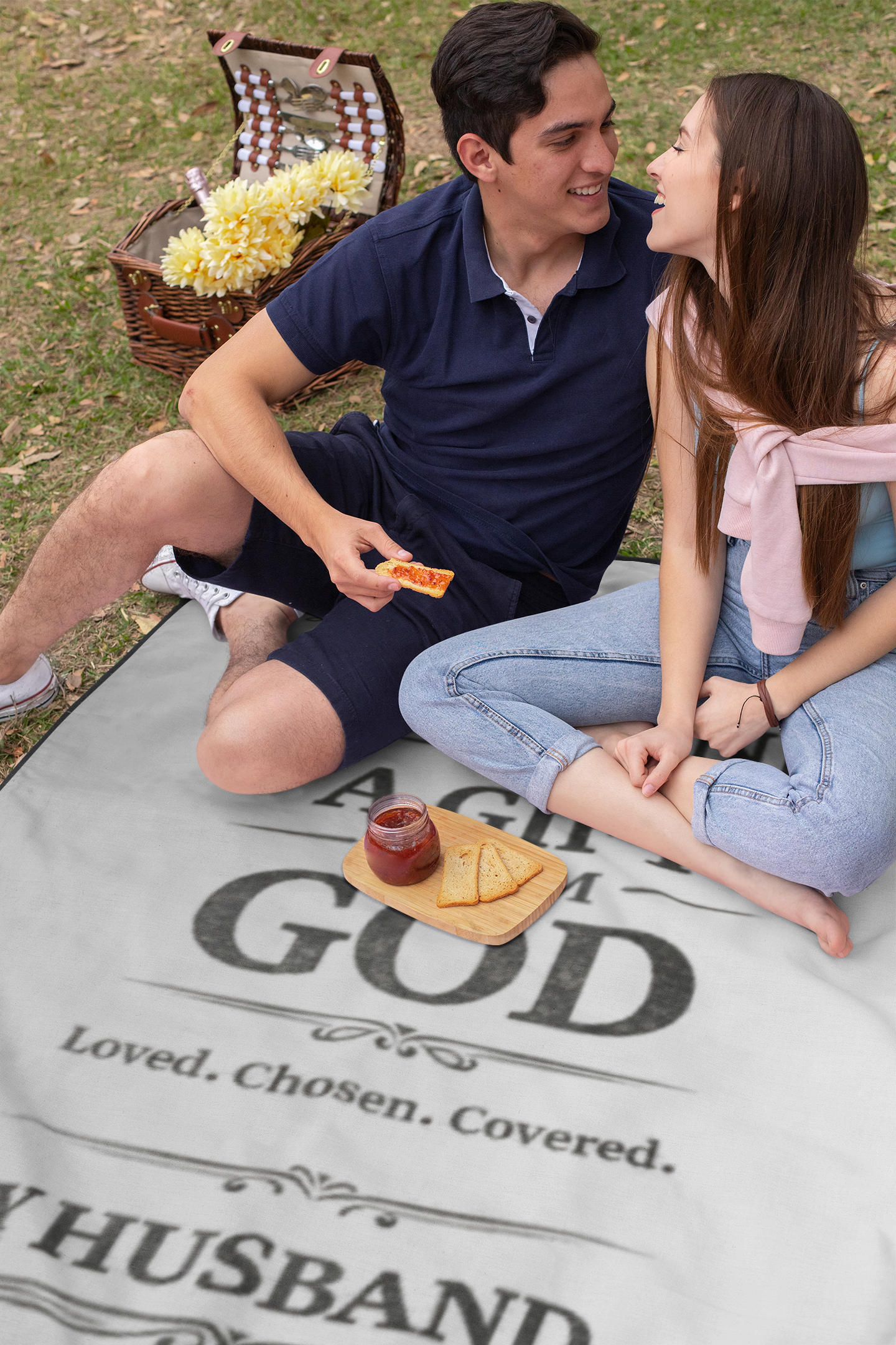 To My Husband Woven Blanket – A Cozy Reminder of My Love